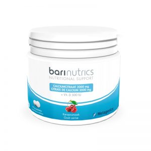 Kalcij citrat tablete BariNutrics češnja 90 žvečljivih tablet (360g)