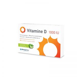 Vitamin D3 1000IU 84 žvečljivih tablet (20g) | Metagenics