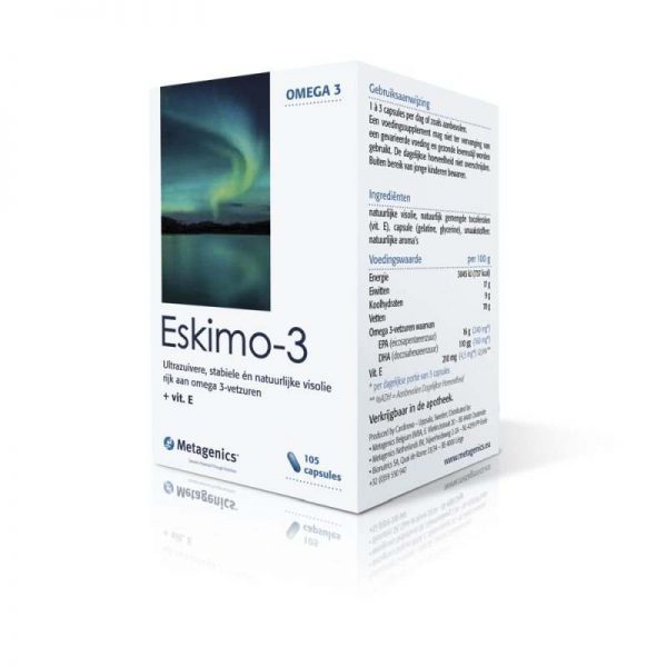Omega 3 kapsule Eskimo-3 capsules 105 kapsul (68g) - Metagenics