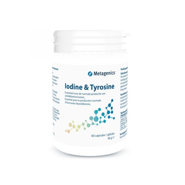 L-tirozin & Jod Metagenics Iodine & Tyrosine 60 kapsul (46g)