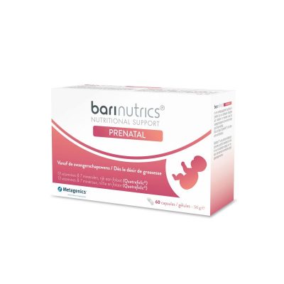 Nosečnost prehrana | BariNutrics Prenatal 60 kapsul (56g) | Metagenics