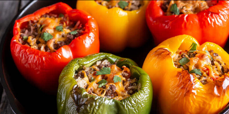 Bariatrični recepti - Polnjene paprike